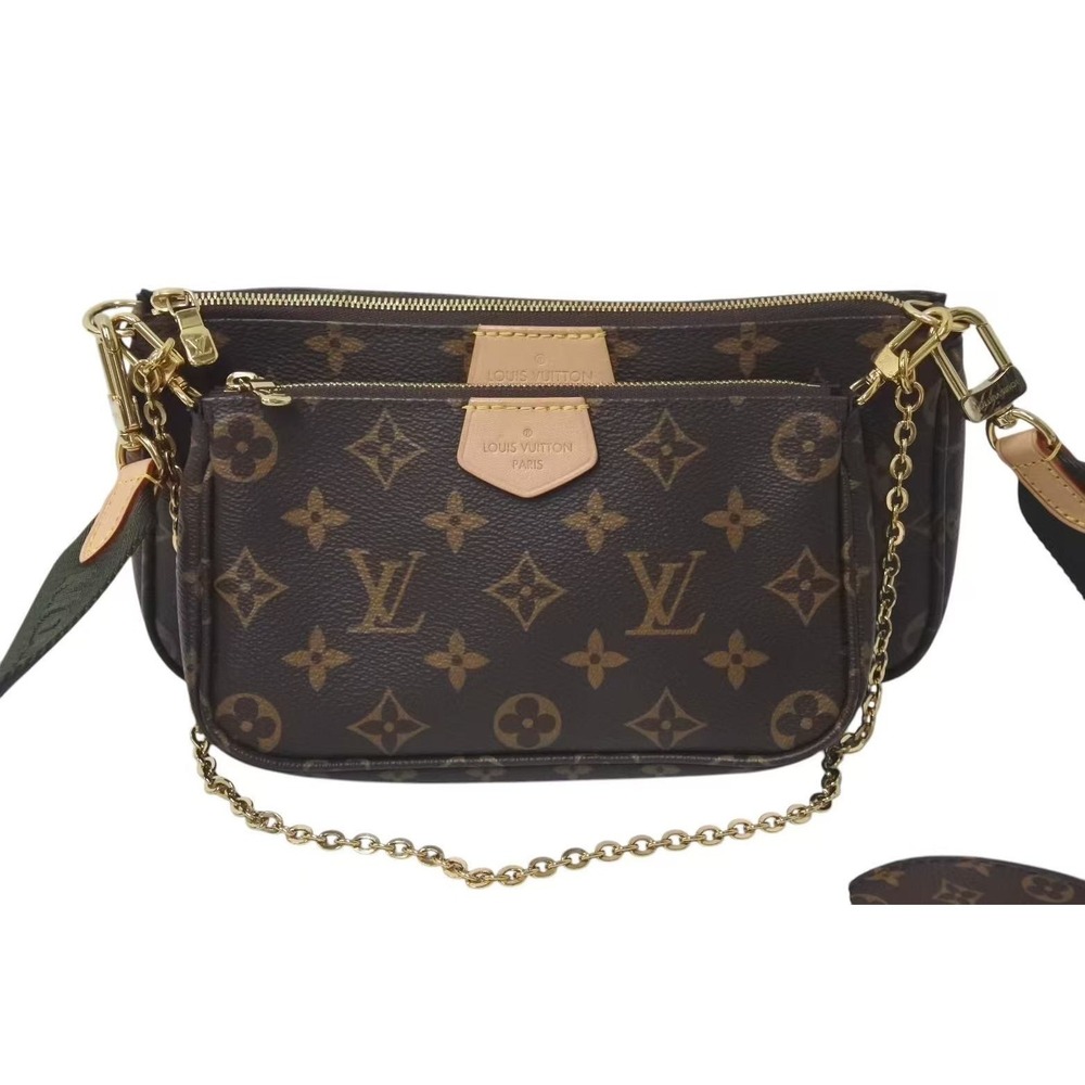 Louis Vuitton Multi Pochette Accessoire Monogram Khaki Green - Picture 2 of 9